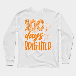 100 Days Brighter Long Sleeve T-Shirt